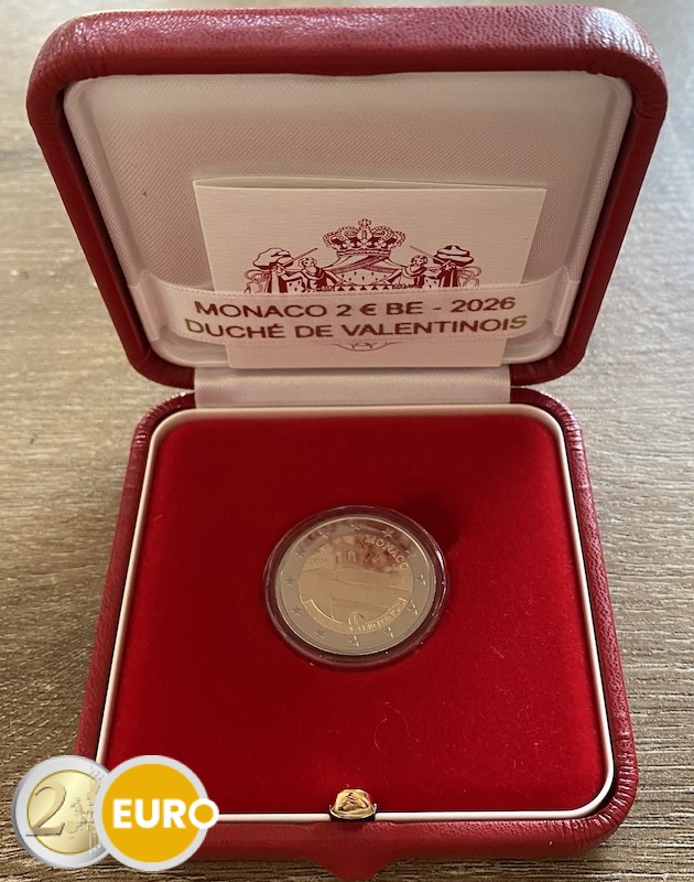 2 euro Monaco 2026 - Duchy of Valentinois BE Proof