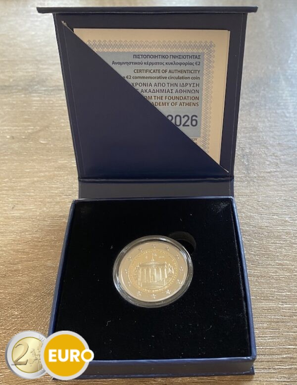 2 euro Greece 2026 - Academy of Athens BE Proof