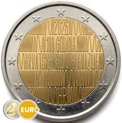 2 euro Croatia 2026 - Croatian radio UNC