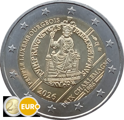 2 euro Luxembourg 2026 - Charlemagne Prize UNC