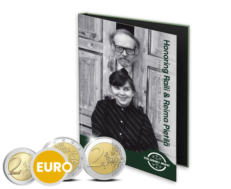 2 euro Finland 2026 - Raili and Reima Pietilä BE Proof