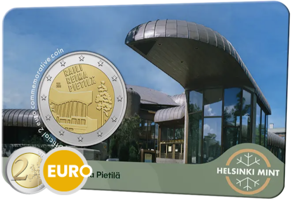 2 euro Finland 2026 - Raili and Reima Pietilä BU FDC Coincard EN
