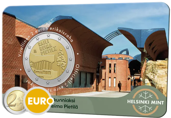 2 euro Finland 2026 - Raili and Reima Pietilä BU FDC Coincard FI / SE