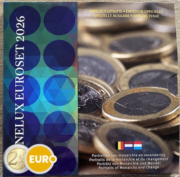 Euro set BU FDC Benelux 2026