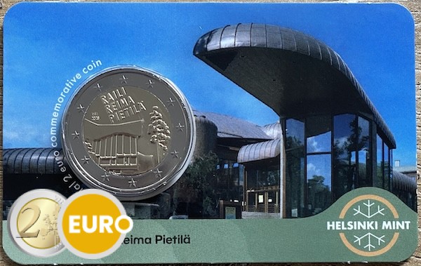 2 euro Finland 2026 - Raili and Reima Pietilä BU FDC Coincard EN