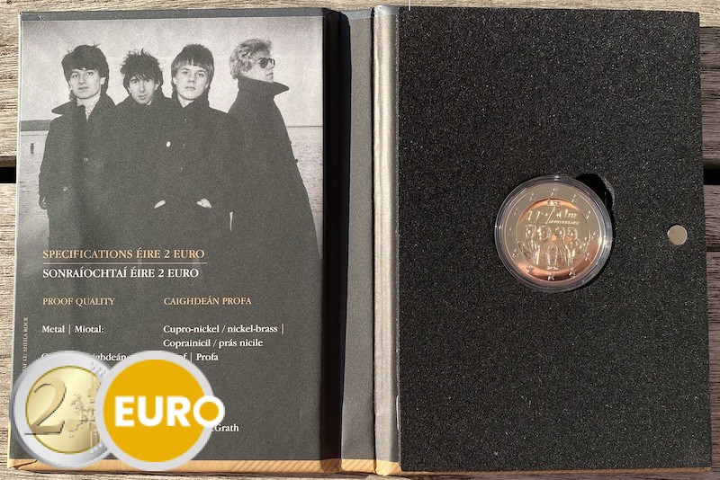 2 euro Ireland 2026 - 50 years U2 BE Proof