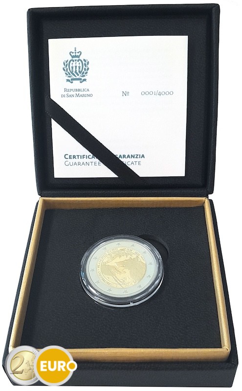2 euro San Marino 2026 - Francis of Assisi BE Proof