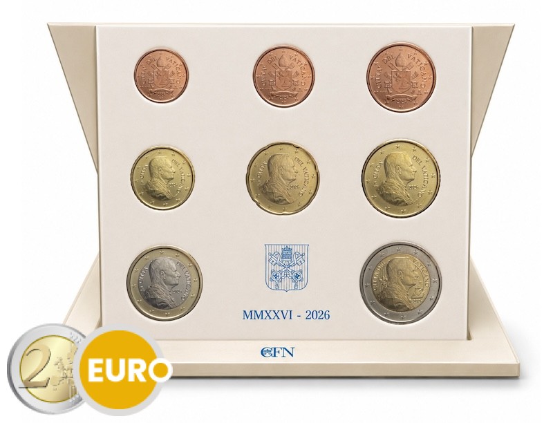 Euro set BU FDC Vatican 2026