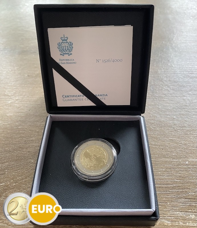 2 euro San Marino 2026 - Francis of Assisi BE Reverse Proof